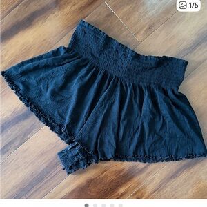 Organic basics black pajama Shorts medium